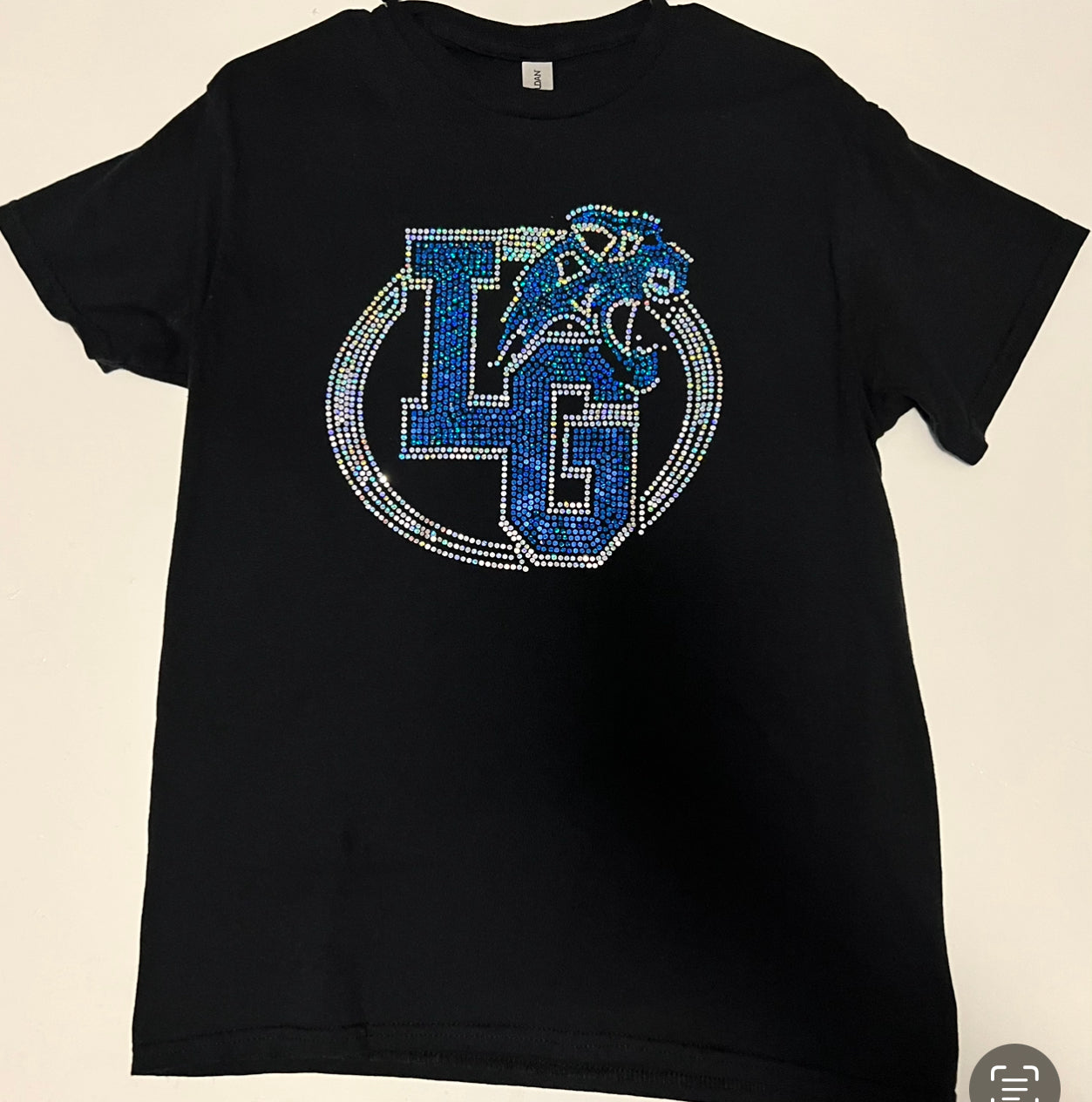 Flat bling custom T-shirt