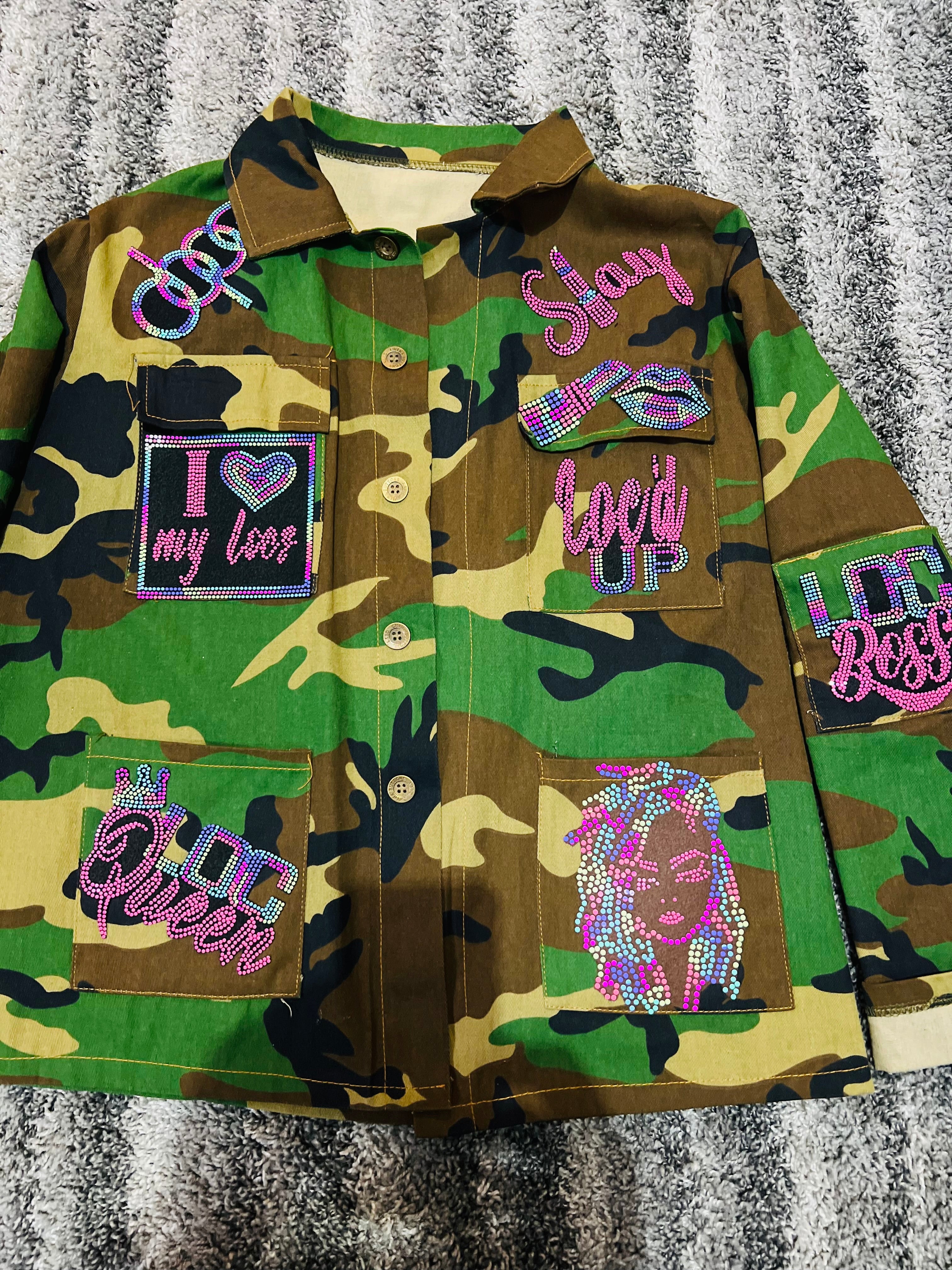 Custom clearance camo jacket